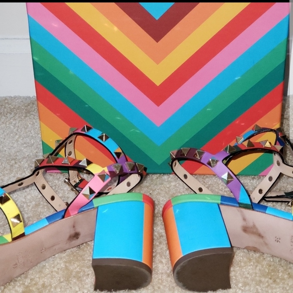 Beautiful Multi color Valentino Sandals